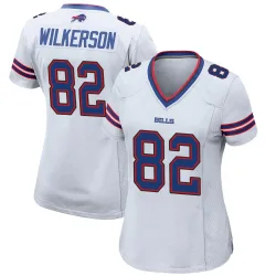 Kristian Wilkerson Buffalo Bills Game Women's Jersey (White)