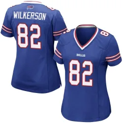 Kristian Wilkerson Buffalo Bills Game Women's Team Color Jersey (Royal Blue)