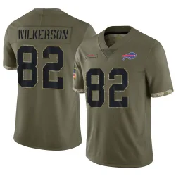 Kristian Wilkerson Buffalo Bills Limited Men's 2022 Salute To Service Jersey (Olive)