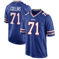 La'el Collins Buffalo Bills Game Youth Team Color Jersey (Royal Blue)