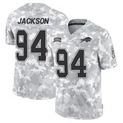 Landon Jackson Buffalo Bills Limited Men's 2024 Salute to Service Jersey (Arctic Camo)