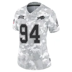Landon Jackson Buffalo Bills Limited Women's 2024 Salute to Service Jersey (Arctic Camo)