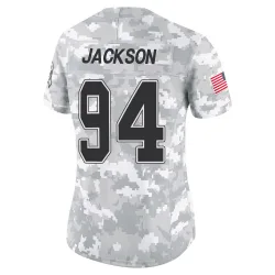 Landon Jackson Buffalo Bills Limited Women's 2024 Salute to Service Jersey (Arctic Camo)