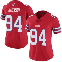 Landon Jackson Buffalo Bills Limited Women's Color Rush Vapor Untouchable Jersey (Red)