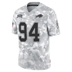Landon Jackson Buffalo Bills Limited Youth 2024 Salute to Service Jersey (Arctic Camo)