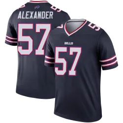 Lorenzo Alexander Buffalo Bills Legend Men's Inverted Jersey (Navy)