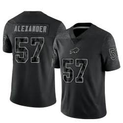 Lorenzo Alexander Buffalo Bills Limited Men's Reflective Jersey (Black)