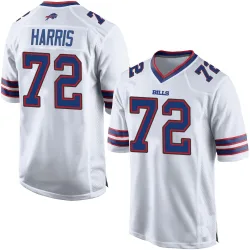 Marcus Harris Buffalo Bills Game Men's Jersey (White)