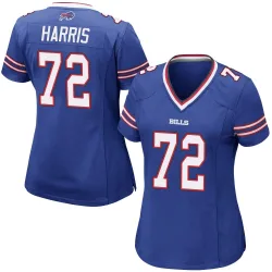 Marcus Harris Buffalo Bills Game Women's Team Color Jersey (Royal Blue)