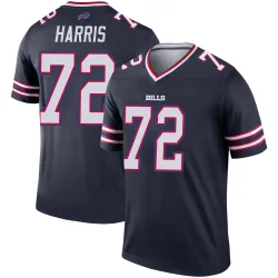 Marcus Harris Buffalo Bills Legend Men's Inverted Jersey (Navy)