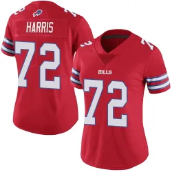 Marcus Harris Buffalo Bills Limited Women's Color Rush Vapor Untouchable Jersey (Red)