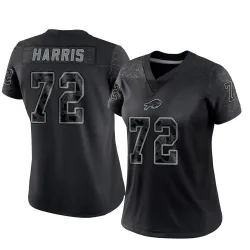 Marcus Harris Buffalo Bills Limited Women's Reflective Jersey (Black)