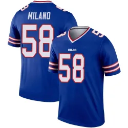 Matt Milano Buffalo Bills Legend Youth Inverted Jersey (Royal)