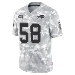 Matt Milano Buffalo Bills Limited Men's 2024 Salute to Service Jersey (Arctic Camo)