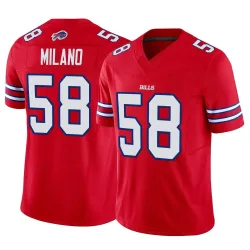 Matt Milano Buffalo Bills Limited Men's Vapor F.U.S.E. Jersey (Red)
