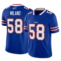 Matt Milano Buffalo Bills Limited Men's Vapor F.U.S.E. Jersey (Royal)