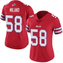 Matt Milano Buffalo Bills Limited Women's Color Rush Vapor Untouchable Jersey (Red)