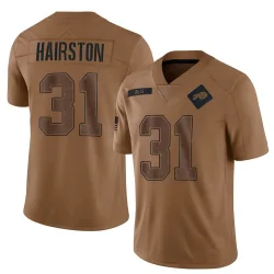 Maxwell Hairston Buffalo Bills Limited Youth 2023 Salute To Service Jersey (Brown)