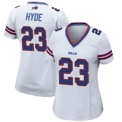 Micah Hyde Buffalo Bills Game Women's Jersey (White)