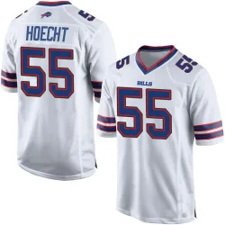 Michael Hoecht Buffalo Bills Game Men's Jersey (White)