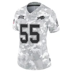 Michael Hoecht Buffalo Bills Limited Women's 2024 Salute to Service Jersey (Arctic Camo)