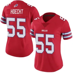 Michael Hoecht Buffalo Bills Limited Women's Color Rush Vapor Untouchable Jersey (Red)