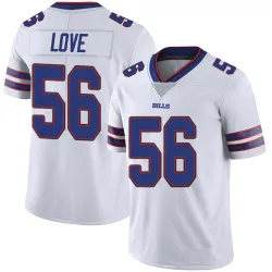 Mike Love Buffalo Bills Limited Men's Color Rush Vapor Untouchable Jersey (White)