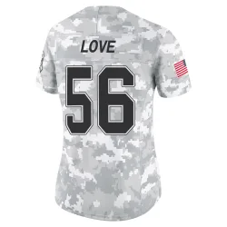 Mike Love Buffalo Bills Limited Women's 2024 Salute to Service Jersey (Arctic Camo)