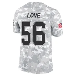 Mike Love Buffalo Bills Limited Youth 2024 Salute to Service Jersey (Arctic Camo)