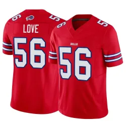 Mike Love Buffalo Bills Limited Youth Vapor F.U.S.E. Jersey (Red)