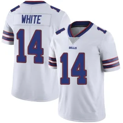 Mike White Buffalo Bills Limited Men's Color Rush Vapor Untouchable Jersey (White)