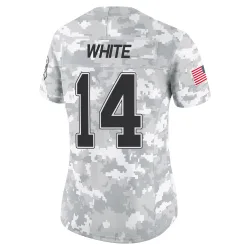 Mike White Buffalo Bills Limited Women's 2024 Salute to Service Jersey (Arctic Camo)
