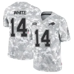 Mike White Buffalo Bills Limited Youth 2024 Salute to Service Jersey (Arctic Camo)
