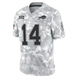 Mike White Buffalo Bills Limited Youth 2024 Salute to Service Jersey (Arctic Camo)