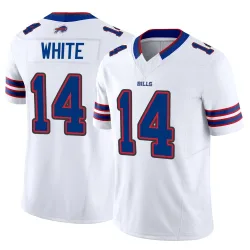 Mike White Buffalo Bills Limited Youth Vapor F.U.S.E. Jersey (White)