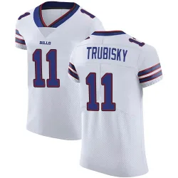 Mitchell Trubisky Buffalo Bills Elite Men's Vapor Untouchable Jersey (White)