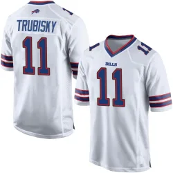 Mitchell Trubisky Buffalo Bills Game Men's Jersey (White)