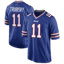 Mitchell Trubisky Buffalo Bills Game Men's Team Color Jersey (Royal Blue)