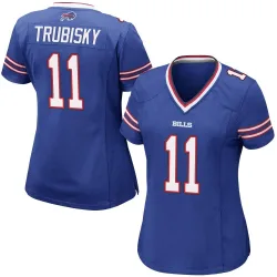 Mitchell Trubisky Buffalo Bills Game Women's Team Color Jersey (Royal Blue)