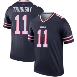Mitchell Trubisky Buffalo Bills Legend Men's Inverted Jersey (Navy)
