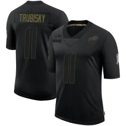 Mitchell Trubisky Buffalo Bills Limited Men's 2020 Salute To Service Jersey (Black)