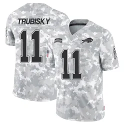 Mitchell Trubisky Buffalo Bills Limited Men's 2024 Salute to Service Jersey (Arctic Camo)