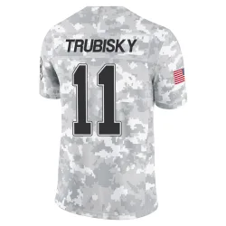 Mitchell Trubisky Buffalo Bills Limited Men's 2024 Salute to Service Jersey (Arctic Camo)