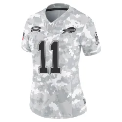 Mitchell Trubisky Buffalo Bills Limited Women's 2024 Salute to Service Jersey (Arctic Camo)
