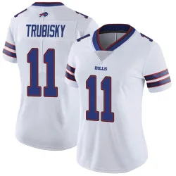 Mitchell Trubisky Buffalo Bills Limited Women's Color Rush Vapor Untouchable Jersey (White)