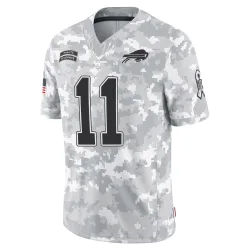 Mitchell Trubisky Buffalo Bills Limited Youth 2024 Salute to Service Jersey (Arctic Camo)