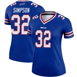 O. J. Simpson Buffalo Bills Legend Women's Jersey (Royal)