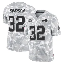 O. J. Simpson Buffalo Bills Limited Men's 2024 Salute to Service Jersey (Arctic Camo)