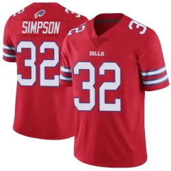 O. J. Simpson Buffalo Bills Limited Men's Color Rush Vapor Untouchable Jersey (Red)