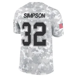 O. J. Simpson Buffalo Bills Limited Youth 2024 Salute to Service Jersey (Arctic Camo)